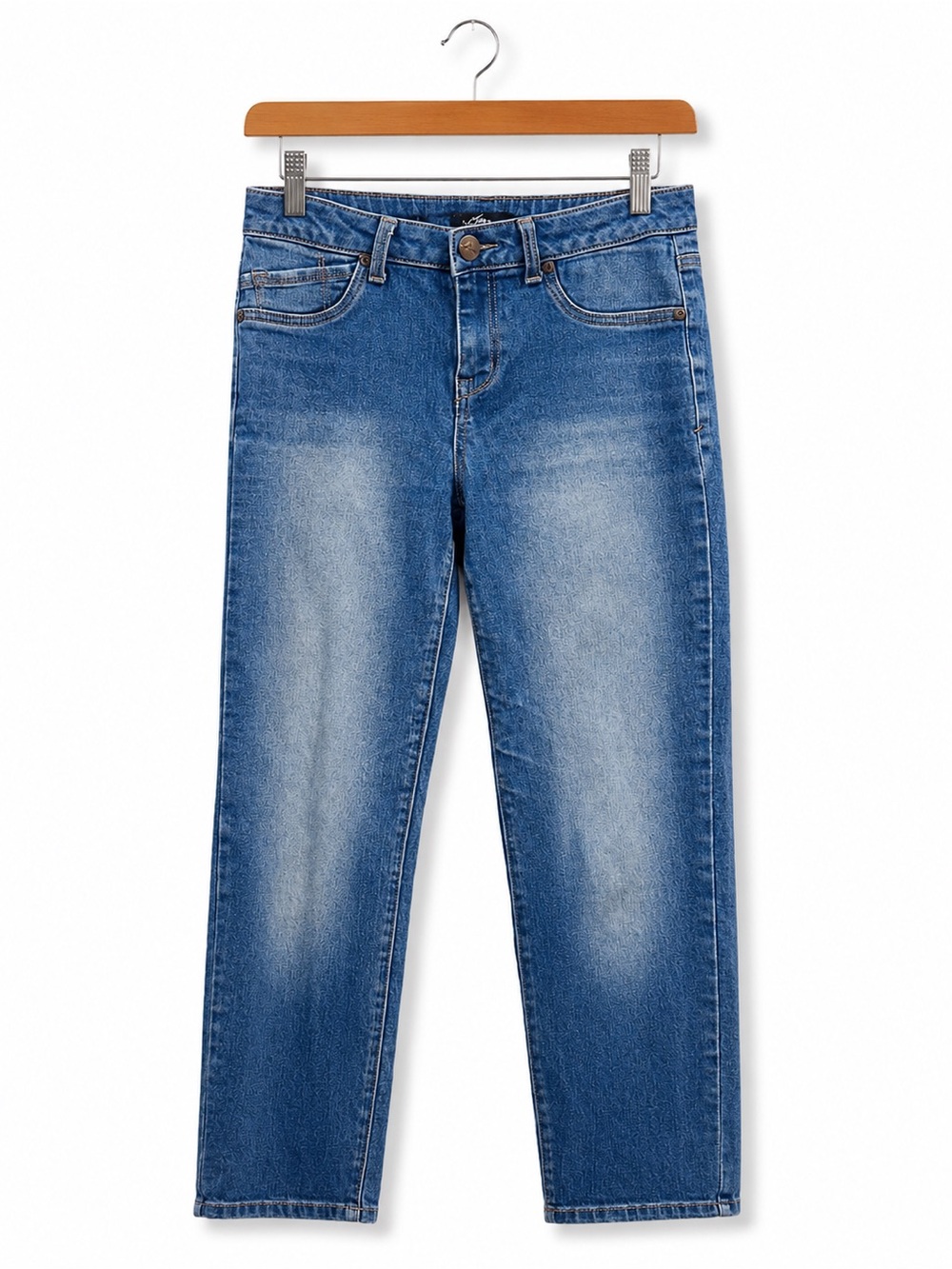 AG Adriano Goldschmied Skinny Crop Jeans Women Size 28 Medium Wash Ankle.